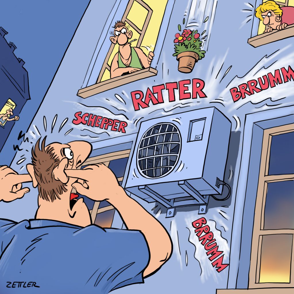 Klimaanlage Comic