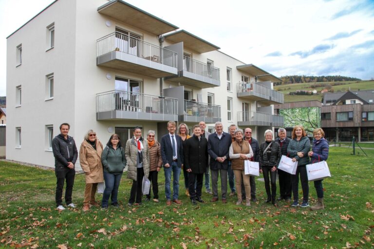 Übergabe der neuen Seniorenwohnungen in Neumarkt in der Steiermark durch die SG Ennstal