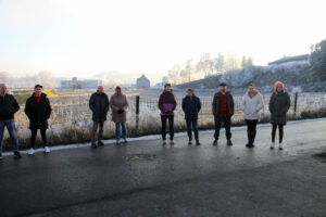 Neue geförderte Maisonettwohnungen der SG ENNSTAL in der Jadegasse Fohnsdorf bei der offiziellen Übergabe.