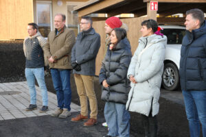 Neue geförderte Maisonettwohnungen der SG ENNSTAL in der Jadegasse Fohnsdorf bei der offiziellen Übergabe.
